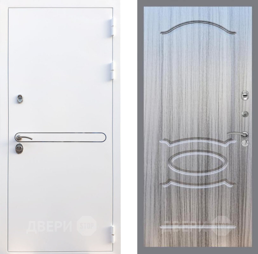 Входная металлическая Дверь Рекс (REX) 27 FL-128 Сандал грей в Орехово-Зуево