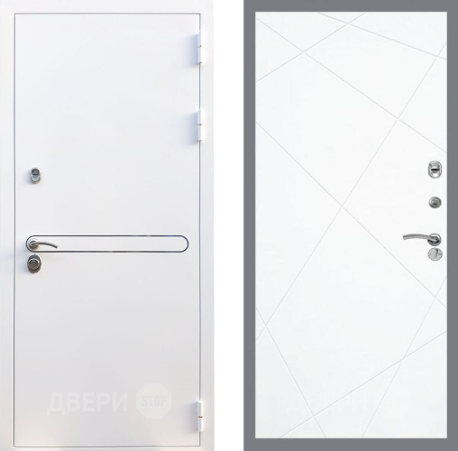 Входная металлическая Дверь Рекс (REX) 27 FL-291 Силк Сноу в Орехово-Зуево