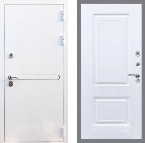 Входная металлическая Дверь Рекс (REX) 27 Смальта Силк Сноу в Орехово-Зуево