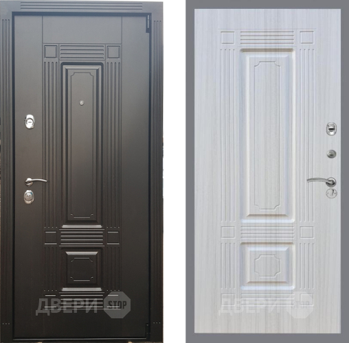 Входная металлическая Дверь Рекс (REX) 9 FL-2 Сандал белый в Орехово-Зуево