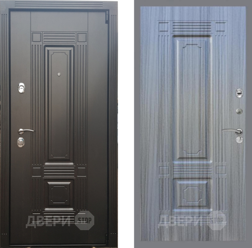 Входная металлическая Дверь Рекс (REX) 9 FL-2 Сандал грей в Орехово-Зуево