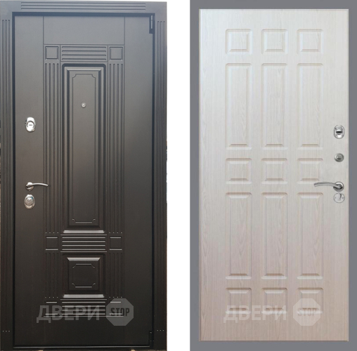 Входная металлическая Дверь Рекс (REX) 9 FL-33 Беленый дуб в Орехово-Зуево