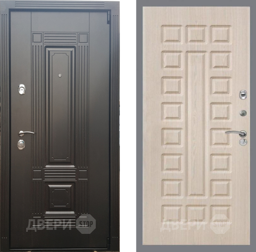 Входная металлическая Дверь Рекс (REX) 9 FL-183 Беленый дуб в Орехово-Зуево
