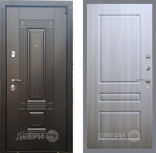 Входная металлическая Дверь Рекс (REX) 9 FL-243 Сандал белый в Орехово-Зуево