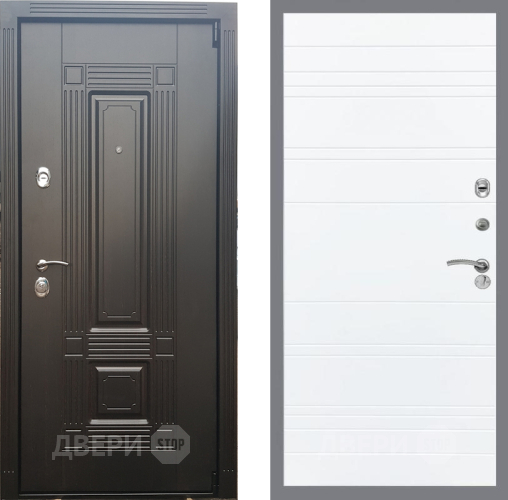 Входная металлическая Дверь Рекс (REX) 9 Line Силк Сноу в Орехово-Зуево