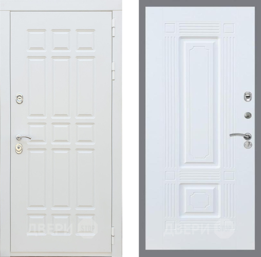 Входная металлическая Дверь Рекс (REX) 8 Силк Сноу FL-2 Силк Сноу в Орехово-Зуево