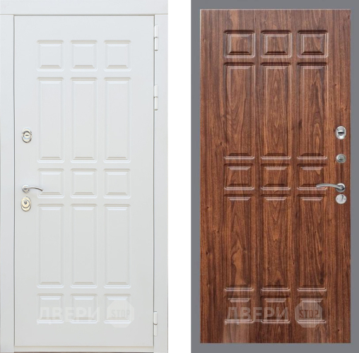 Дверь Рекс (REX) 8 Силк Сноу FL-33 орех тисненый в Орехово-Зуево