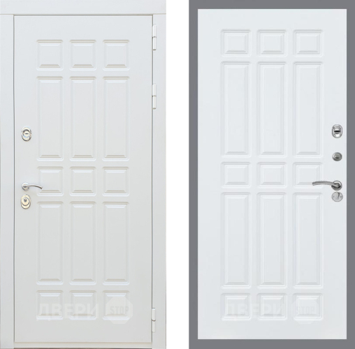 Входная металлическая Дверь Рекс (REX) 8 Силк Сноу FL-33 Силк Сноу в Орехово-Зуево