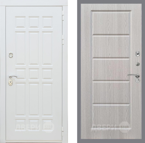 Дверь Рекс (REX) 8 Силк Сноу FL-39 Беленый дуб в Орехово-Зуево