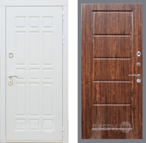 Дверь Рекс (REX) 8 Силк Сноу FL-39 орех тисненый в Орехово-Зуево