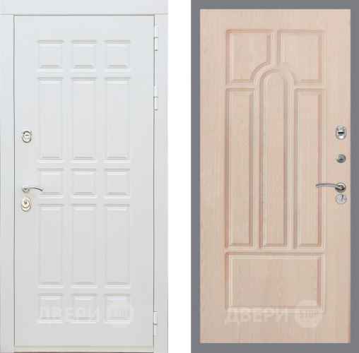 Дверь Рекс (REX) 8 Силк Сноу FL-58 Беленый дуб в Орехово-Зуево