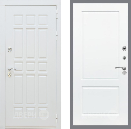 Входная металлическая Дверь Рекс (REX) 8 Силк Сноу FL-117 Силк Сноу в Орехово-Зуево