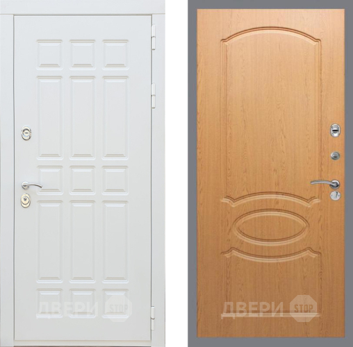 Дверь Рекс (REX) 8 Силк Сноу FL-128 Дуб в Орехово-Зуево