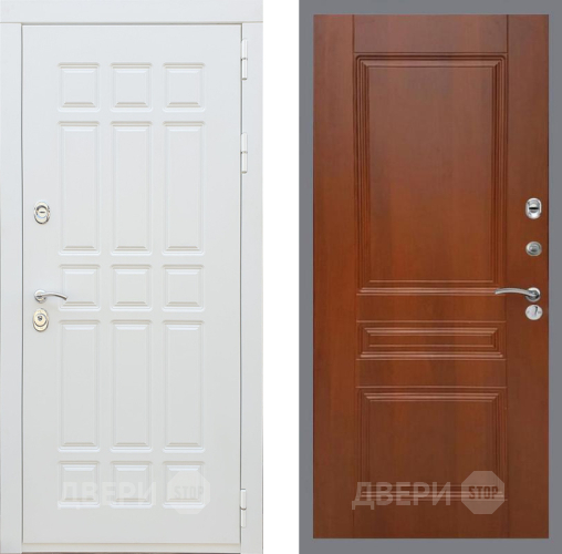 Входная металлическая Дверь Рекс (REX) 8 Силк Сноу FL-243 Итальянский орех в Орехово-Зуево