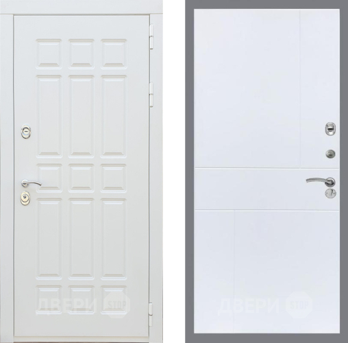 Входная металлическая Дверь Рекс (REX) 8 Силк Сноу FL-290 Силк Сноу в Орехово-Зуево