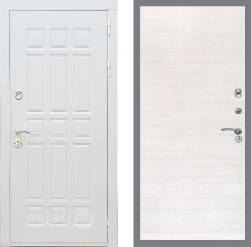 Входная металлическая Дверь Рекс (REX) 8 Силк Сноу GL Акация в Орехово-Зуево