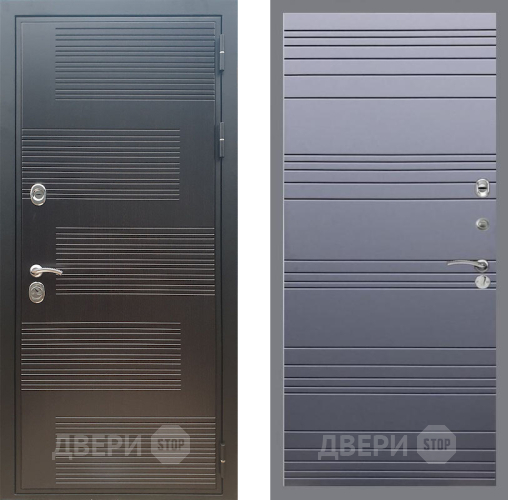 Входная металлическая Дверь Рекс (REX) премиум 185 Line Силк титан в Орехово-Зуево