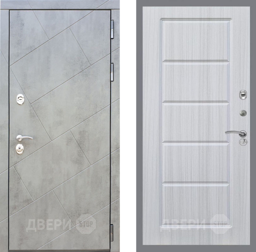 Входная металлическая Дверь Рекс (REX) 22 FL-39 Сандал белый в Орехово-Зуево