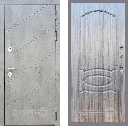 Входная металлическая Дверь Рекс (REX) 22 FL-128 Сандал грей в Орехово-Зуево