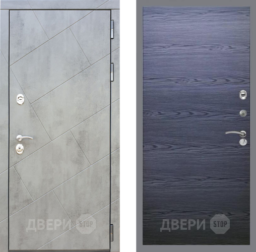 Входная металлическая Дверь Рекс (REX) 22 GL Дуб тангенальный черный в Орехово-Зуево