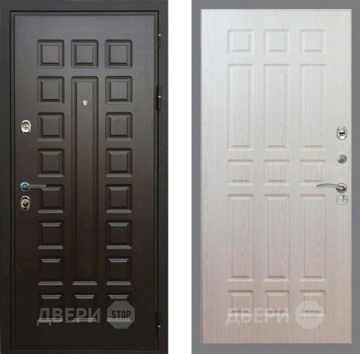 Входная металлическая Дверь Рекс (REX) Премиум 3к FL-33 Беленый дуб в Орехово-Зуево