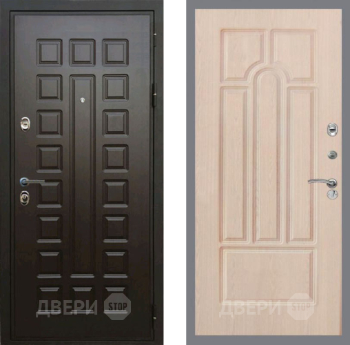 Входная металлическая Дверь Рекс (REX) Премиум 3к FL-58 Беленый дуб в Орехово-Зуево