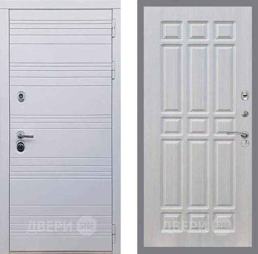 Входная металлическая Дверь Рекс (REX) 14 Силк Сноу FL-33 Лиственница беж в Орехово-Зуево