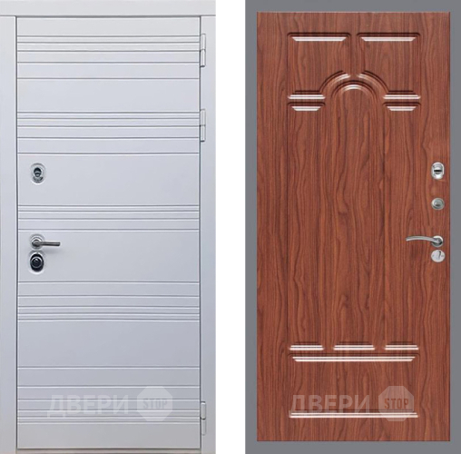 Дверь Рекс (REX) 14 Силк Сноу FL-58 орех тисненый в Орехово-Зуево