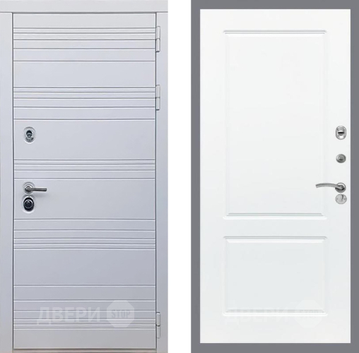 Входная металлическая Дверь Рекс (REX) 14 Силк Сноу FL-117 Силк Сноу в Орехово-Зуево