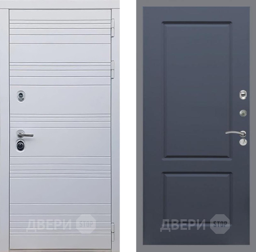 Входная металлическая Дверь Рекс (REX) 14 Силк Сноу FL-117 Силк титан в Орехово-Зуево