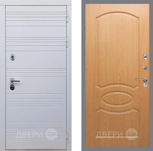 Дверь Рекс (REX) 14 Силк Сноу FL-128 Дуб в Орехово-Зуево