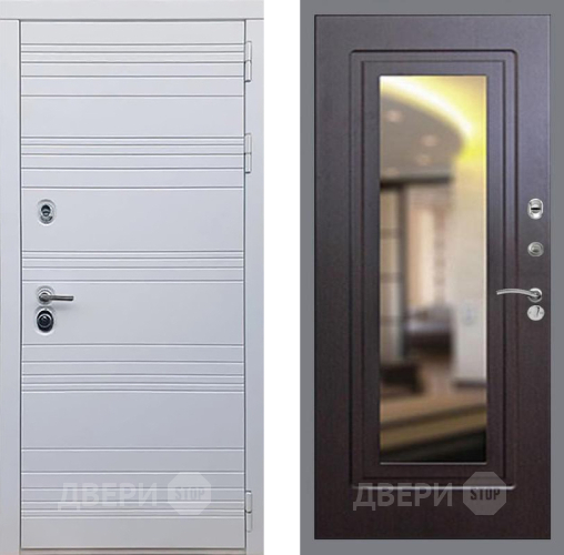 Входная металлическая Дверь Рекс (REX) 14 Силк Сноу FLZ-120 Венге в Орехово-Зуево