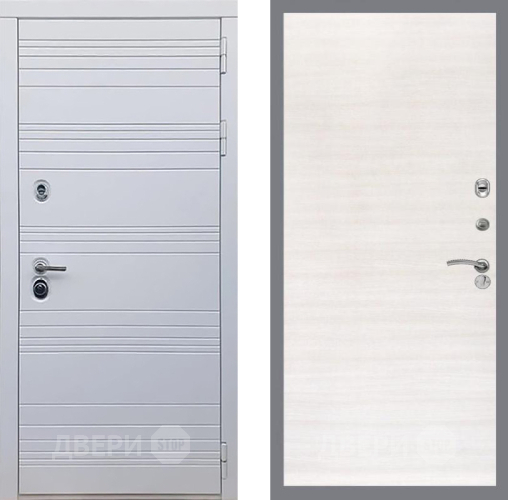 Входная металлическая Дверь Рекс (REX) 14 Силк Сноу GL Акация в Орехово-Зуево