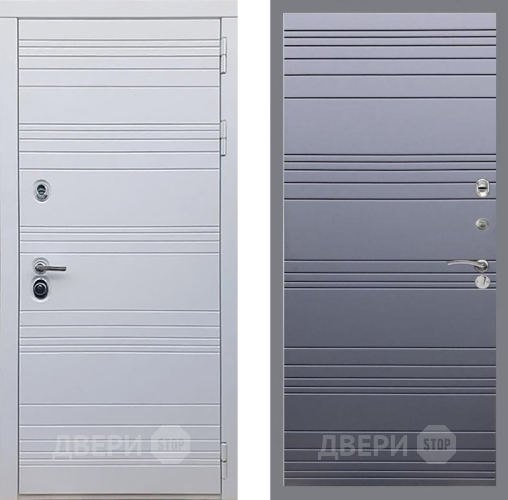 Входная металлическая Дверь Рекс (REX) 14 Силк Сноу Line Силк титан в Орехово-Зуево