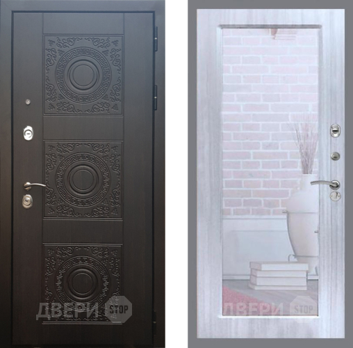 Дверь Рекс (REX) 10 Зеркало Пастораль Сандал белый в Орехово-Зуево