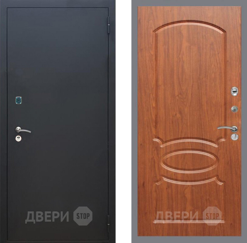 Входная металлическая Дверь Рекс (REX) 1A Черный Муар FL-128 Морёная берёза в Орехово-Зуево