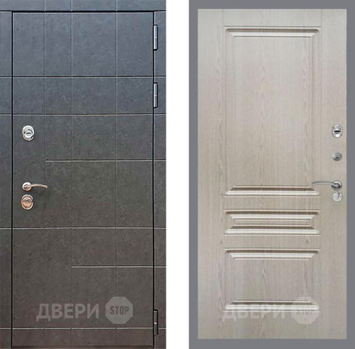 Входная металлическая Дверь Рекс (REX) 21 FL-243 Беленый дуб в Орехово-Зуево