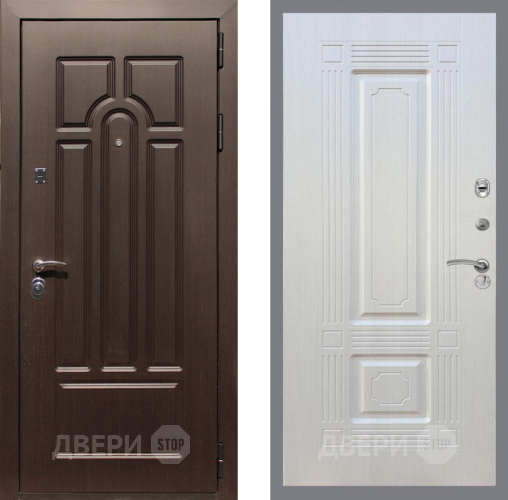 Входная металлическая Дверь Рекс (REX) Эврика FL-2 Лиственница беж в Орехово-Зуево