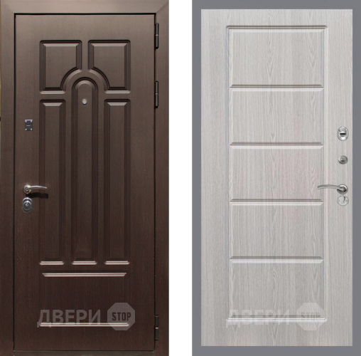 Дверь Рекс (REX) Эврика FL-39 Беленый дуб в Орехово-Зуево