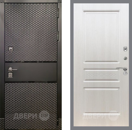 Входная металлическая Дверь Рекс (REX) 15 Черный Кварц FL-243 Лиственница беж в Орехово-Зуево