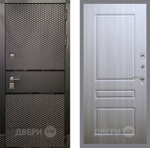 Дверь Рекс (REX) 15 Черный Кварц FL-243 Сандал белый в Орехово-Зуево