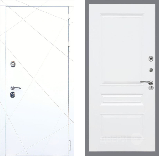 Дверь Рекс (REX) 13 Силк Сноу FL-243 Силк Сноу в Орехово-Зуево