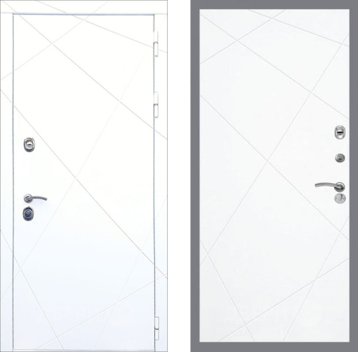 Входная металлическая Дверь Рекс (REX) 13 Силк Сноу FL-291 Силк Сноу в Орехово-Зуево