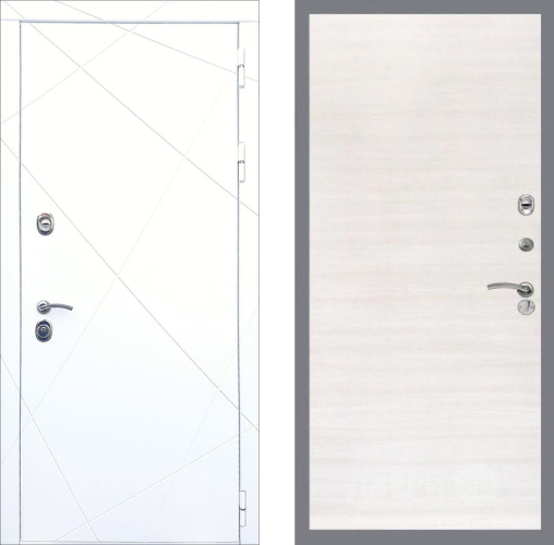 Входная металлическая Дверь Рекс (REX) 13 Силк Сноу GL Акация в Орехово-Зуево