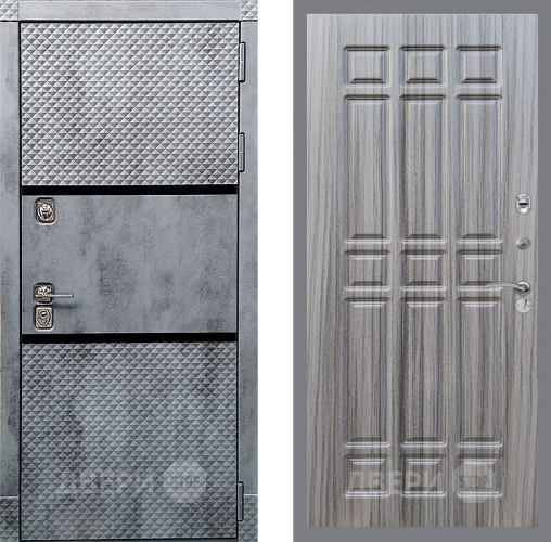 Дверь Рекс (REX) 15 Бетон Темный FL-33 Сандал грей в Орехово-Зуево