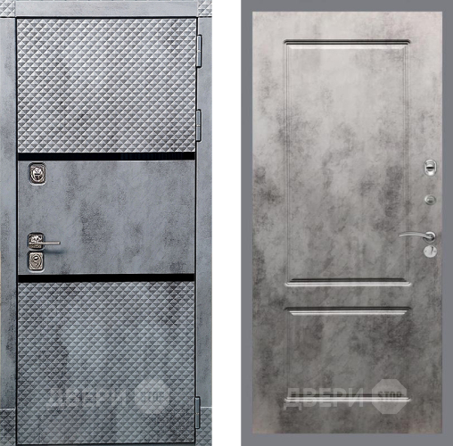 Дверь Рекс (REX) 15 Бетон Темный FL-117 Бетон темный в Орехово-Зуево