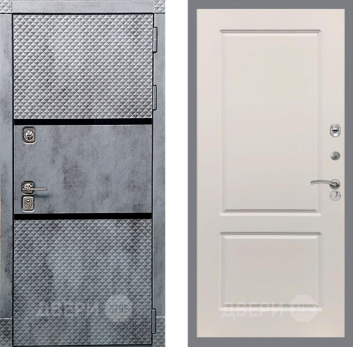 Входная металлическая Дверь Рекс (REX) 15 Бетон Темный FL-117 Шампань в Орехово-Зуево