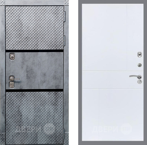 Дверь Рекс (REX) 15 Бетон Темный FL-290 Силк Сноу в Орехово-Зуево