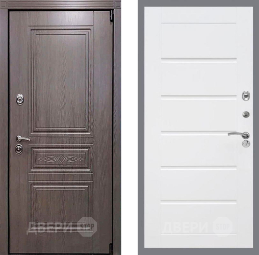 Дверь Рекс (REX) Премиум-S Сити Белый ясень в Орехово-Зуево