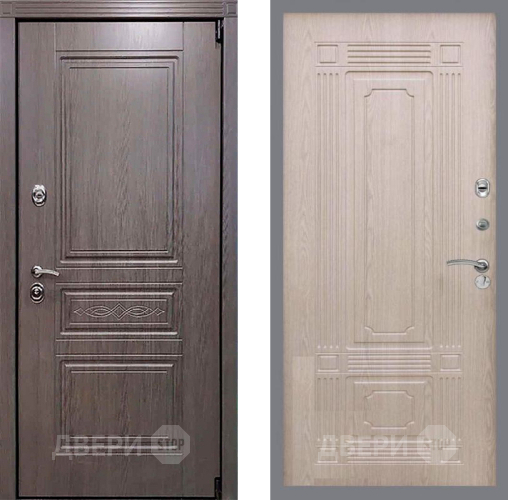 Входная металлическая Дверь Рекс (REX) Премиум-S FL-2 Беленый дуб в Орехово-Зуево